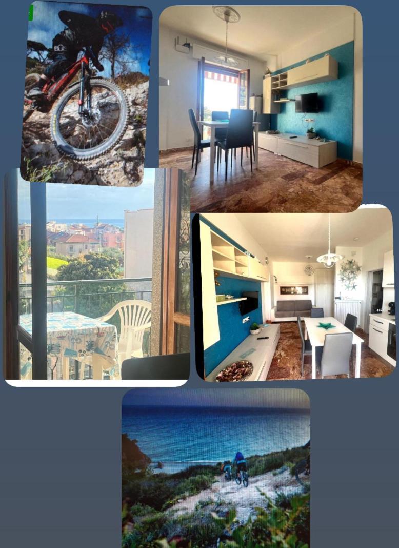 Apartment Aurora & Nicole Ideal Per Biker Con Terazza Vista Mare Parcheggio E Wi-Fi Gratuiti Pietra Ligure Exterior foto